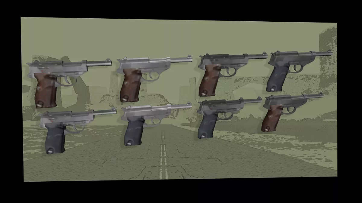 Вальтер P38 / GTA San Andreas