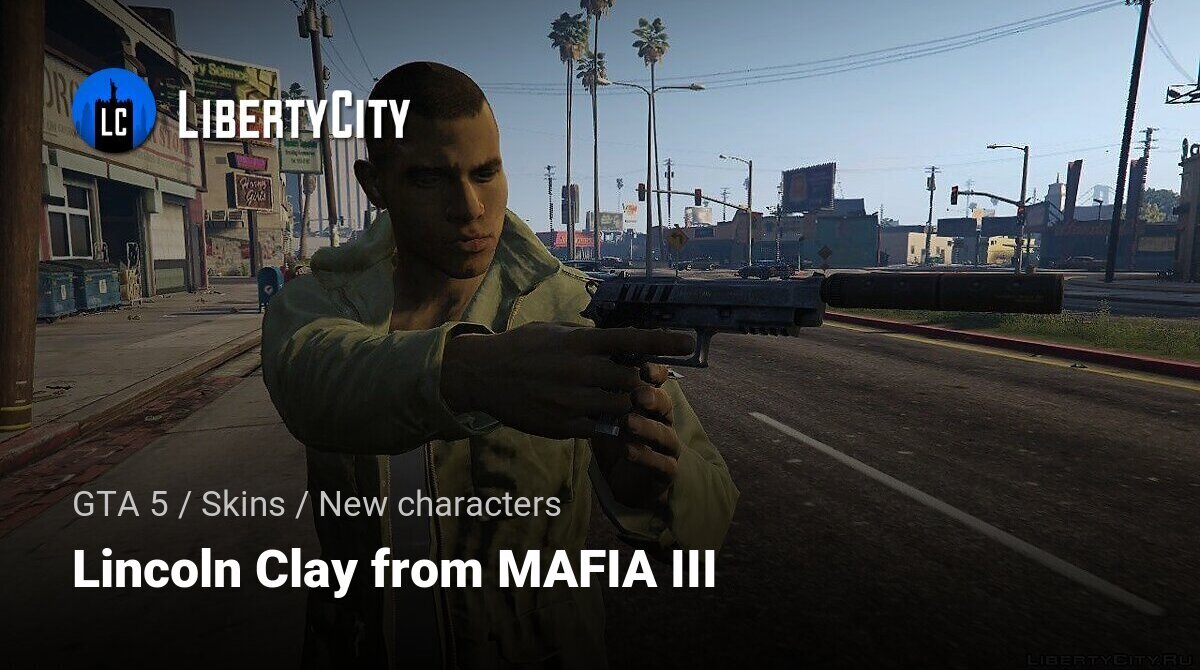 Download Lincoln Clay from Mafia 3 for GTA 5