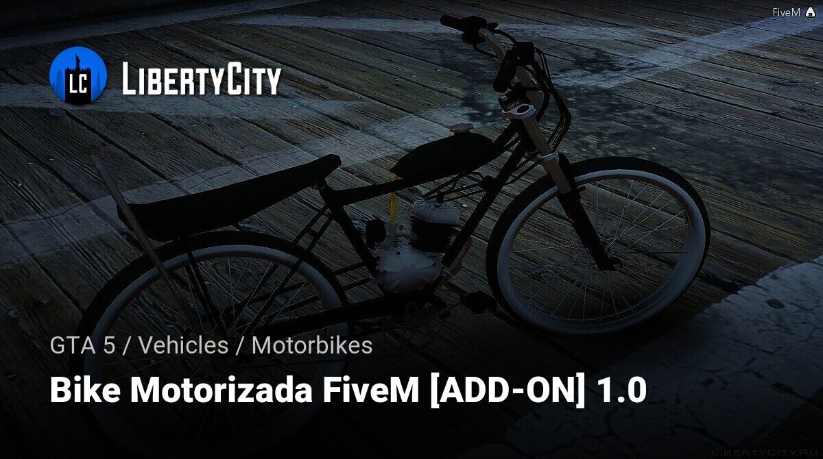 Bike Motorizada FiveM [ADD-ON] 