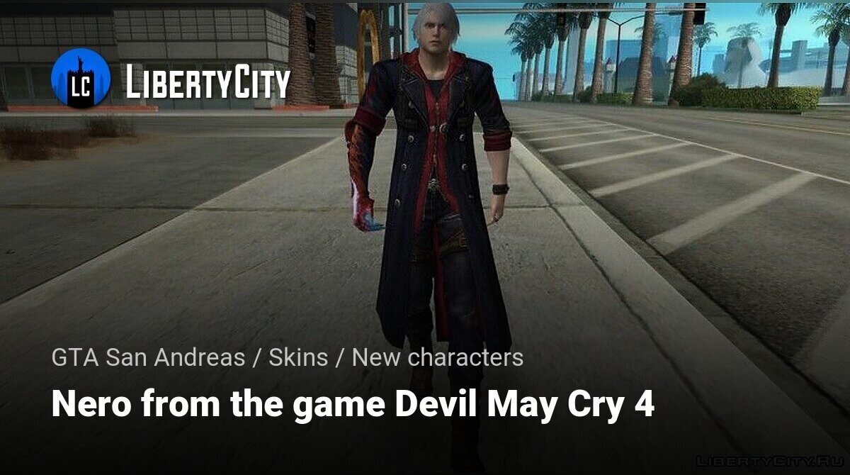 Nero (Devil May Cry 4) for GTA San Andreas