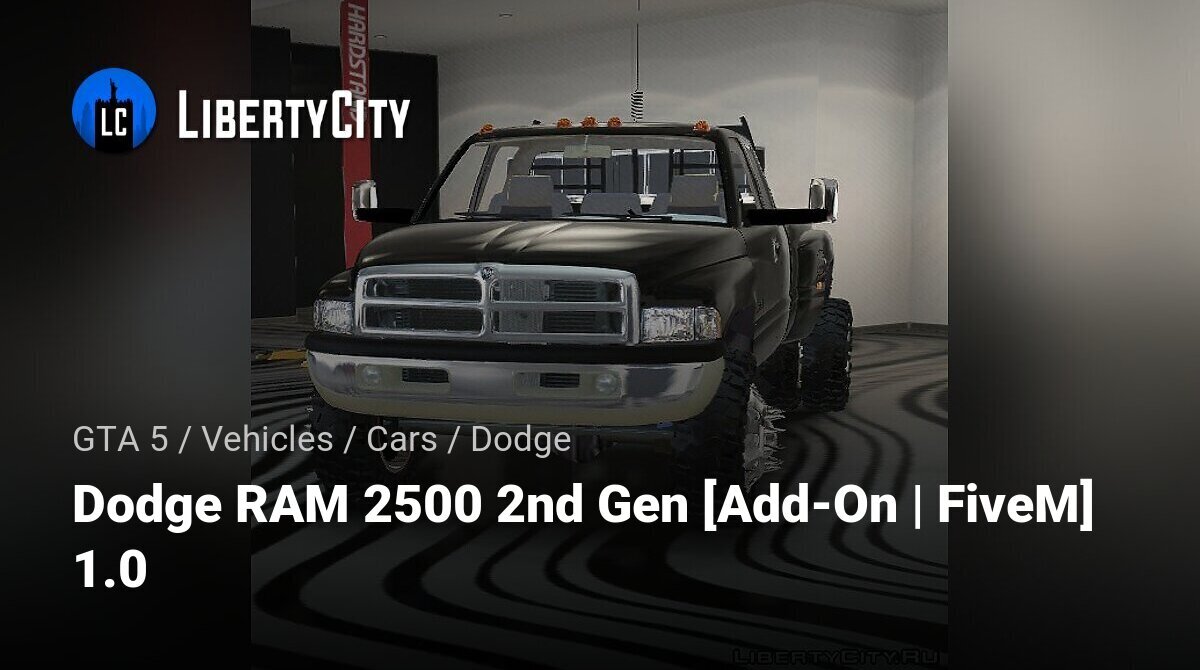 Download Dodge Ram 2500 2nd Gen Add On Fivem 10 For Gta 5