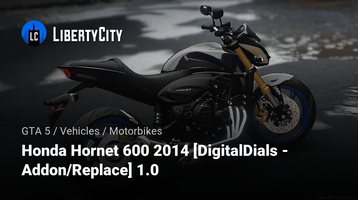 Honda Hornet CB600F para GTA 4