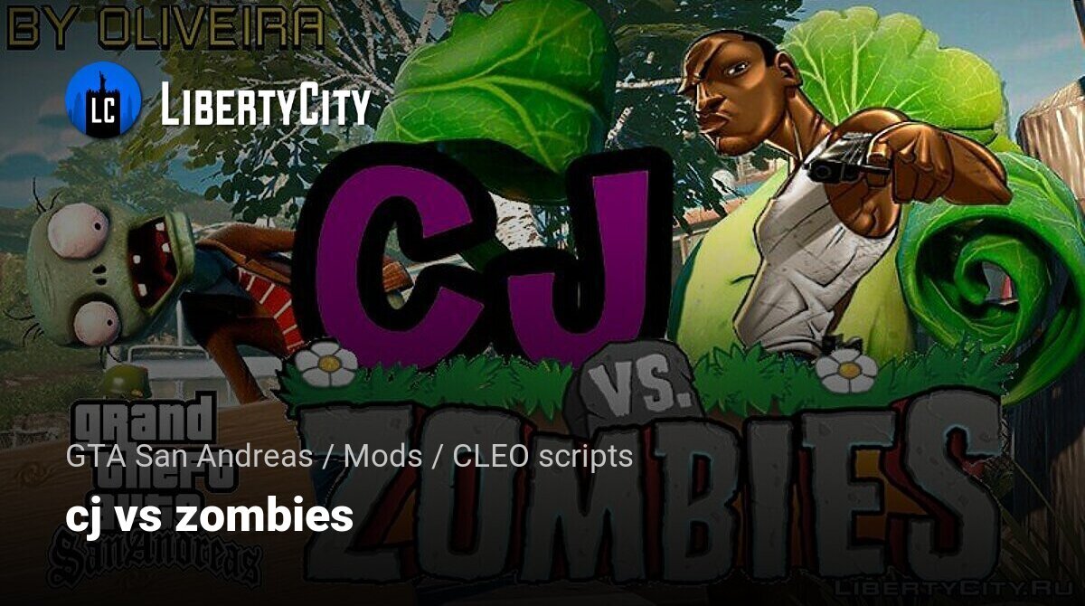 GTA 5 Mod All Star Zombie Plants vs Zombies - GTA 5 Mods Website