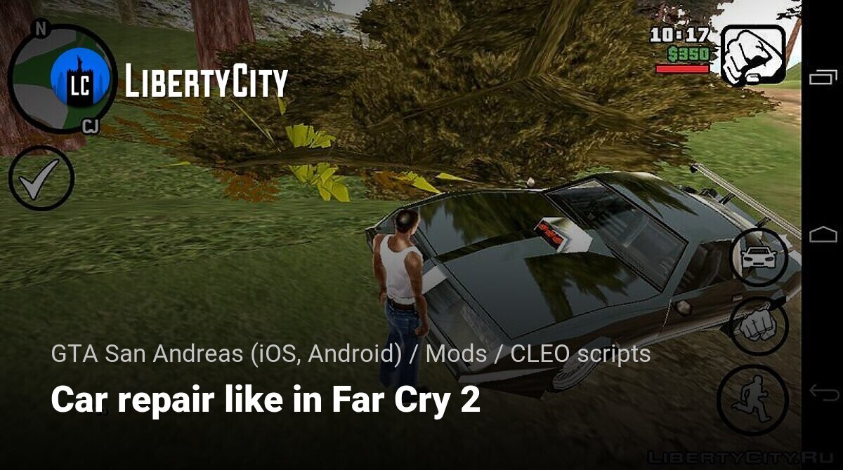 Download Car repair like in Far Cry 2 for GTA San Andreas (iOS