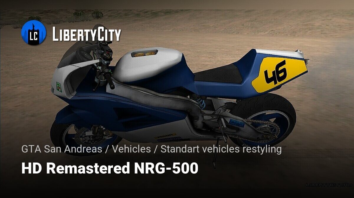 Substituição Nrg-500 GTA San Andreas