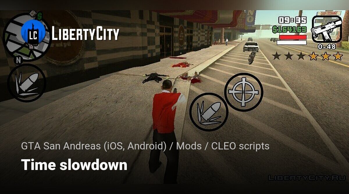 Download Time slowdown for GTA San Andreas (iOS, Android)