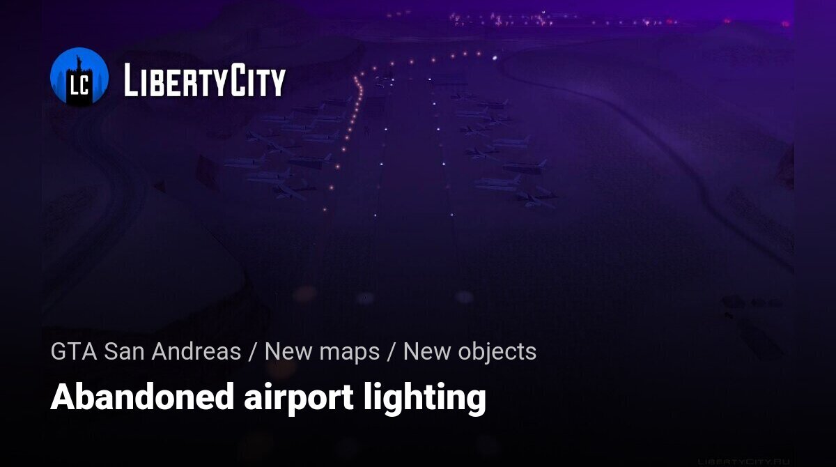 Aeroporto abandonado com luzes - MixMods