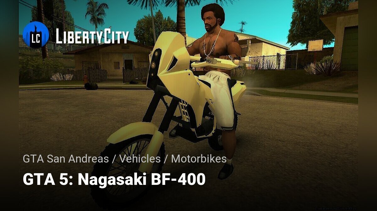 Download GTA 5 Nagasaki BF 400 for GTA San Andreas