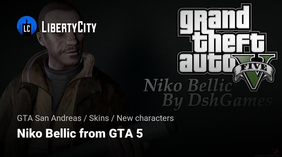 Download Niko Bellic 3.1.1 for GTA 5