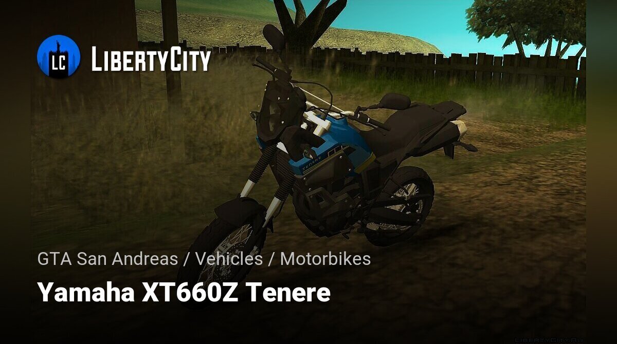 Download Yamaha XT660Z Tenere for GTA San Andreas