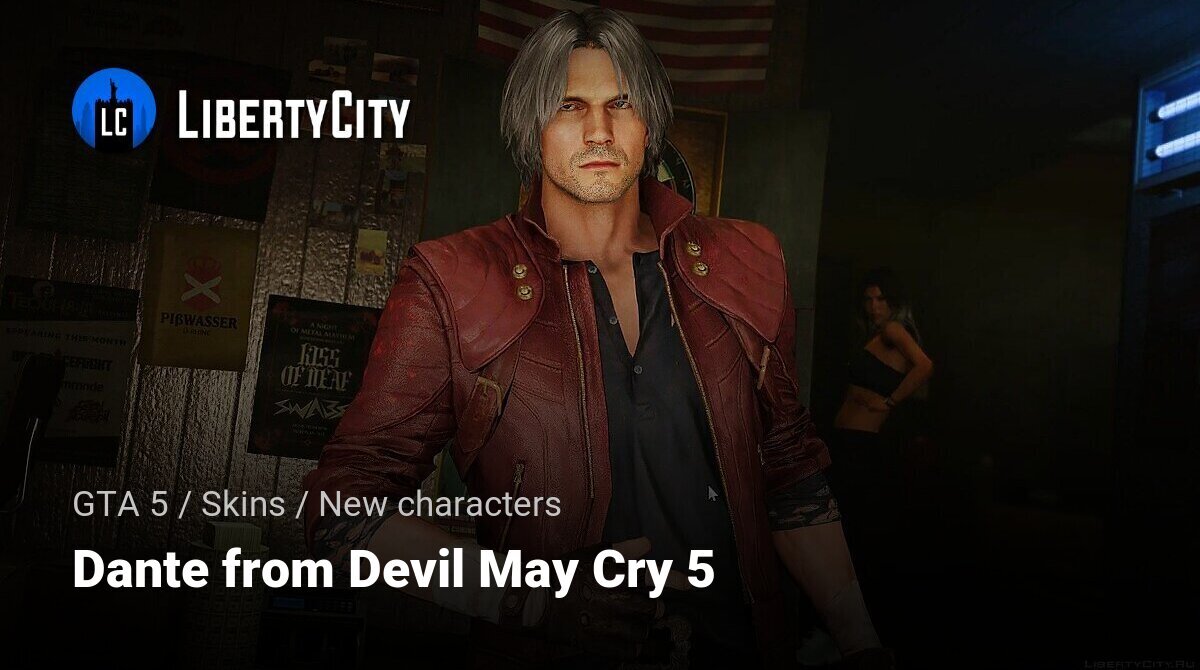 Dante Devil May Cry 5 [Trevor Replacement] - GTA5-Mods.com