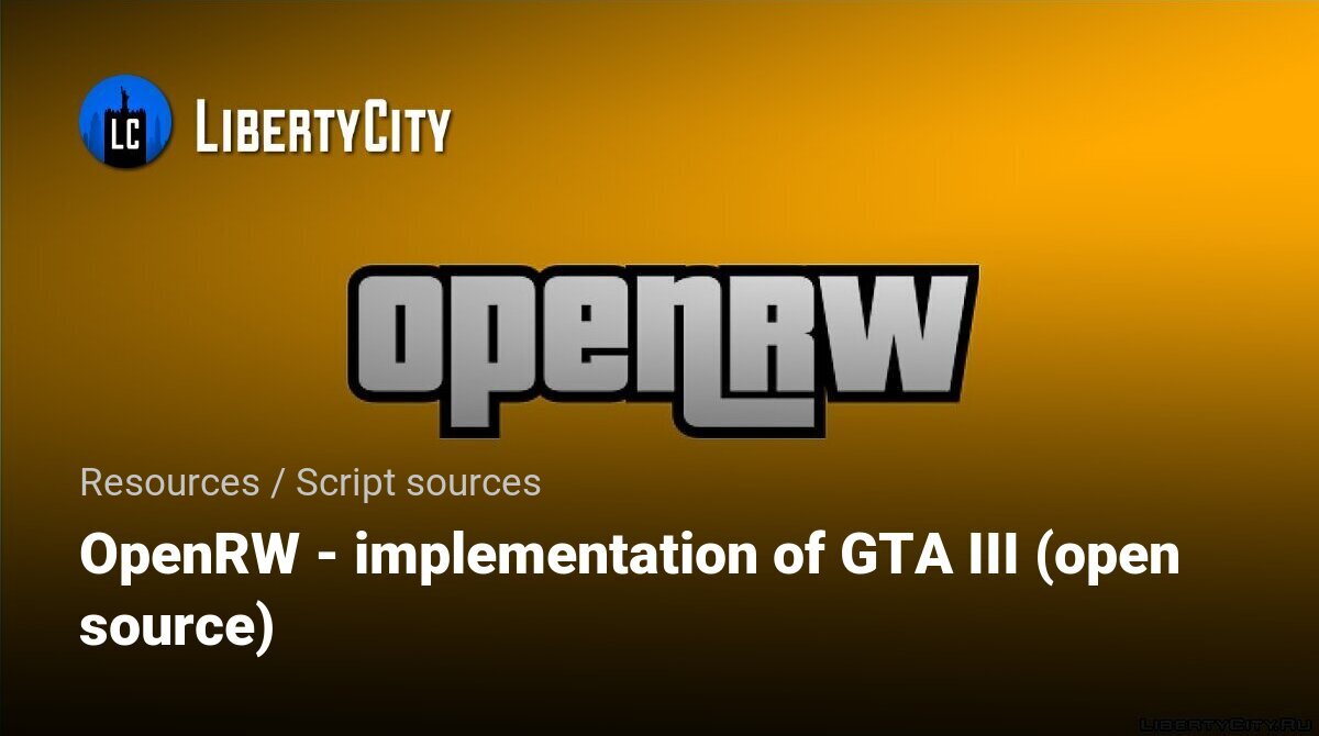 Open Source GTA III engine re-implementation