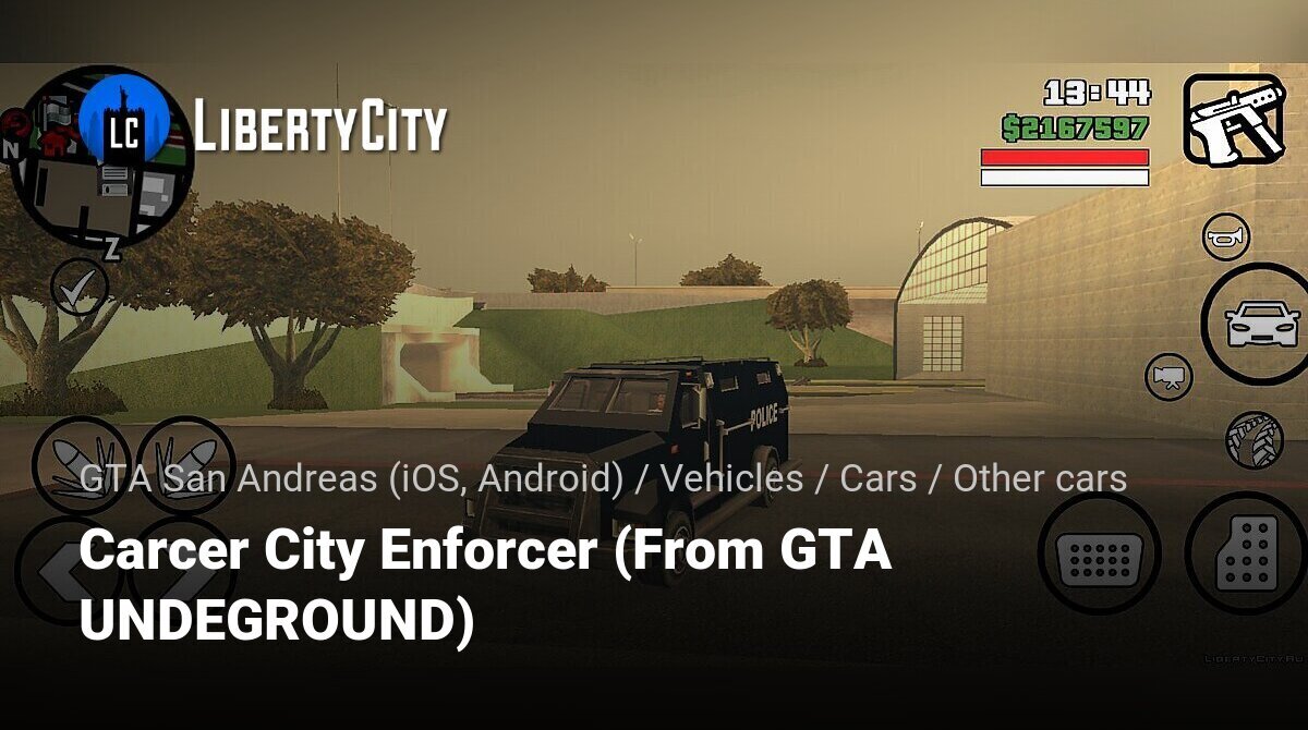 Download Carcer City Dinterc (FROM GTA UNDERGROUND) for GTA San