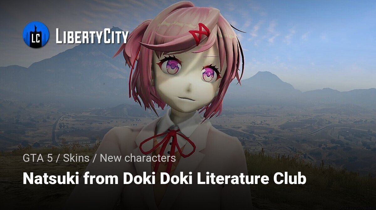 Download Natsuki from Doki Doki Literature Club for GTA 5