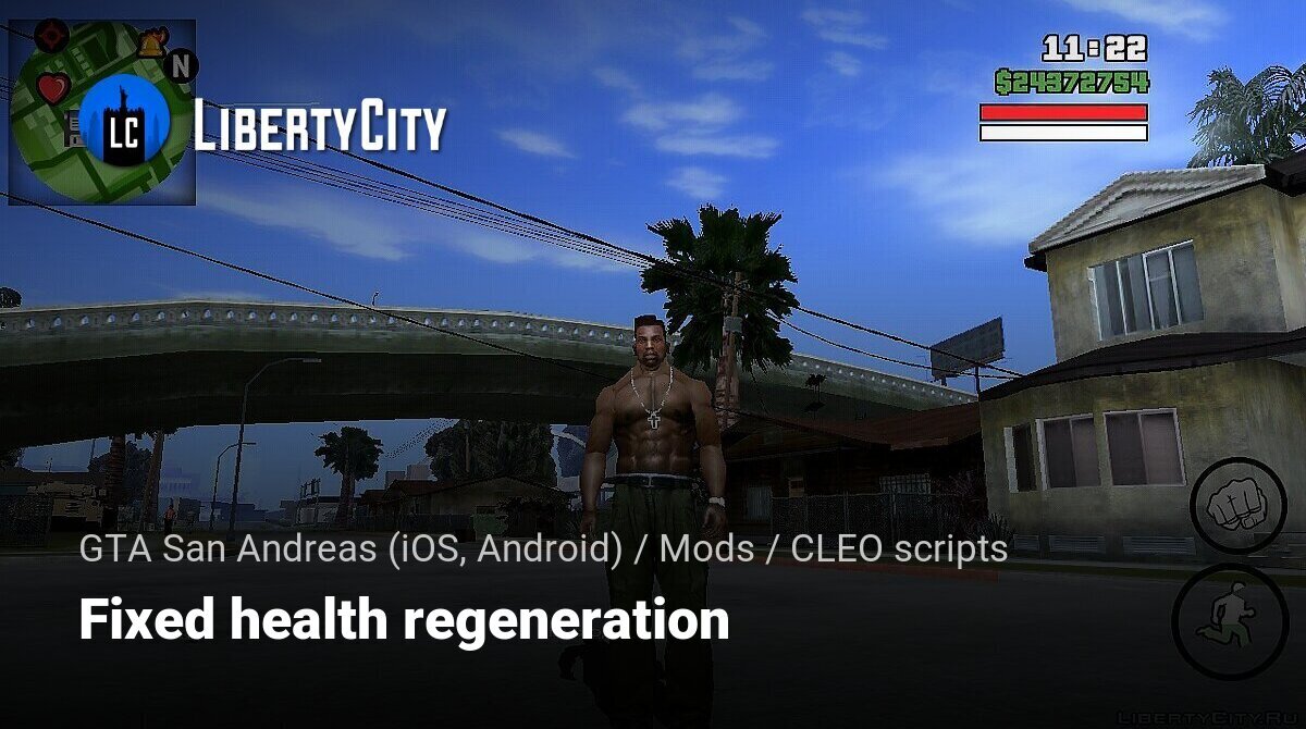 GTA San Andreas Health Stuff (Max, New Regen And Many More) For