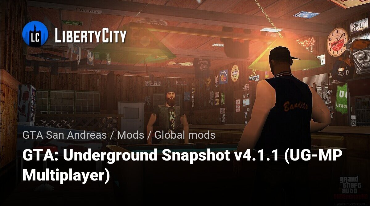 Download GTA: Underground Snapshot v4.1.1 (UG-MP Multiplayer) for GTA San  Andreas
