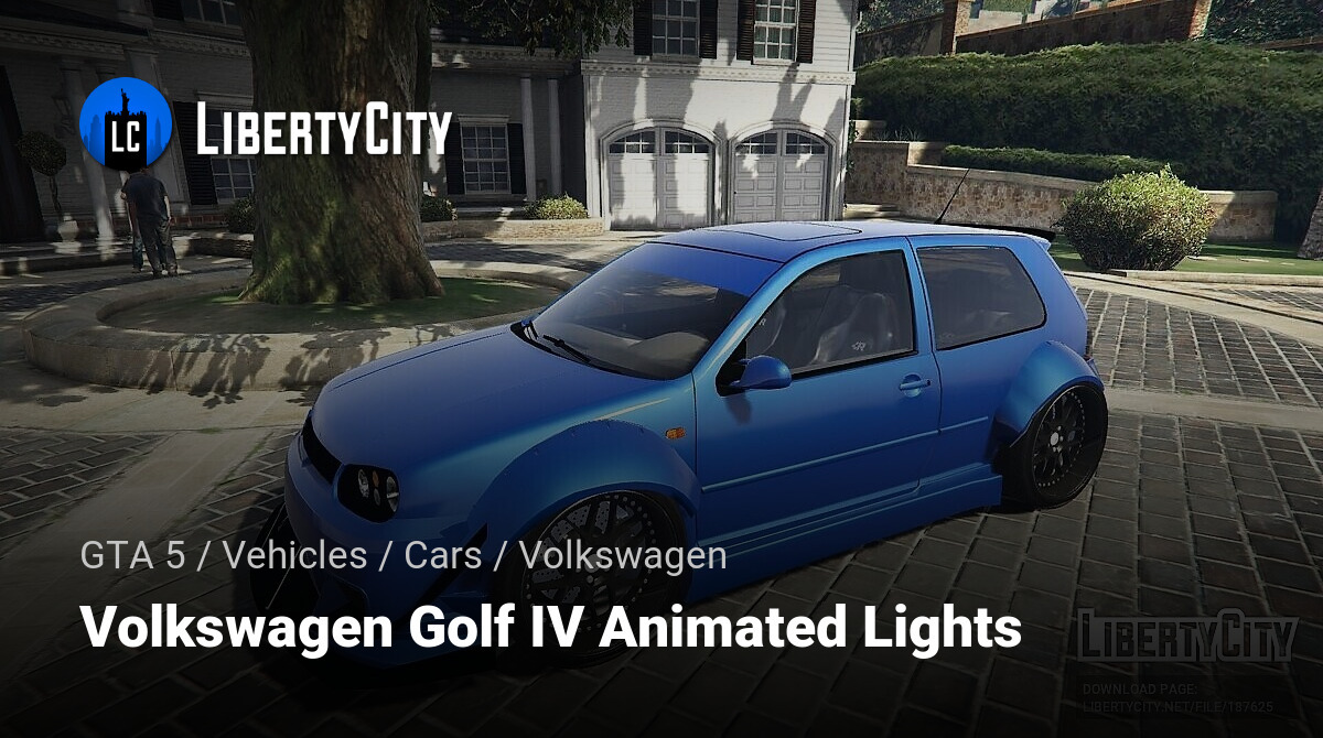 Download Volkswagen Golf IV Animated Lights for GTA 5