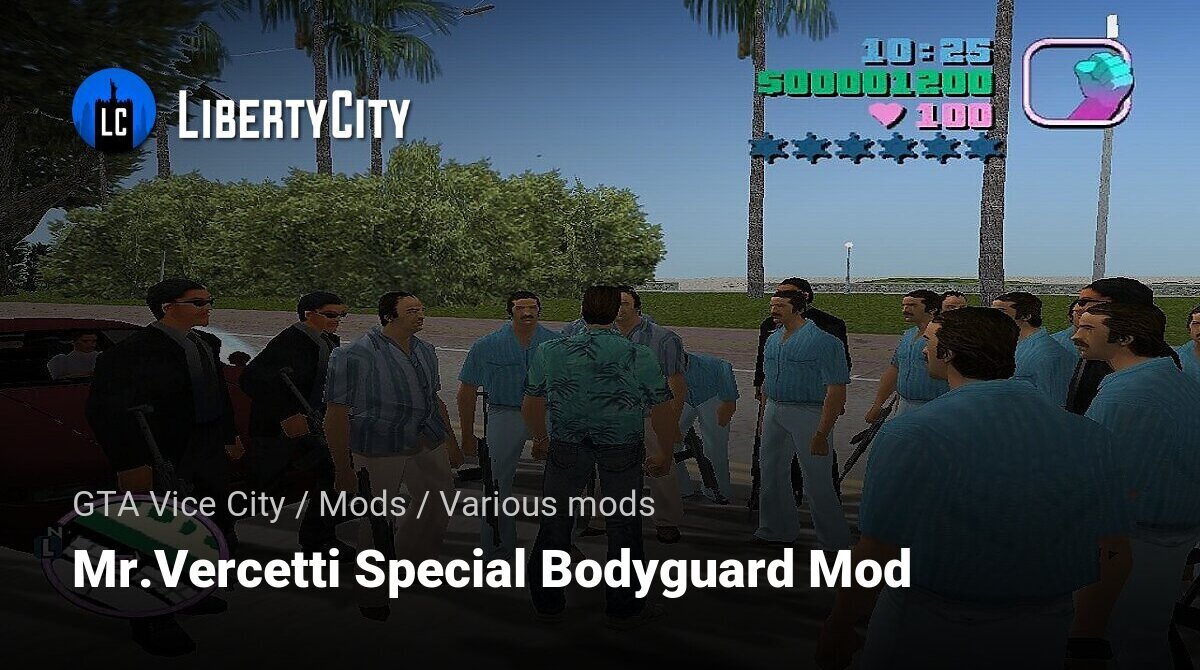 Black suit bodyguard [Grand Theft Auto: Vice City] [Mods]