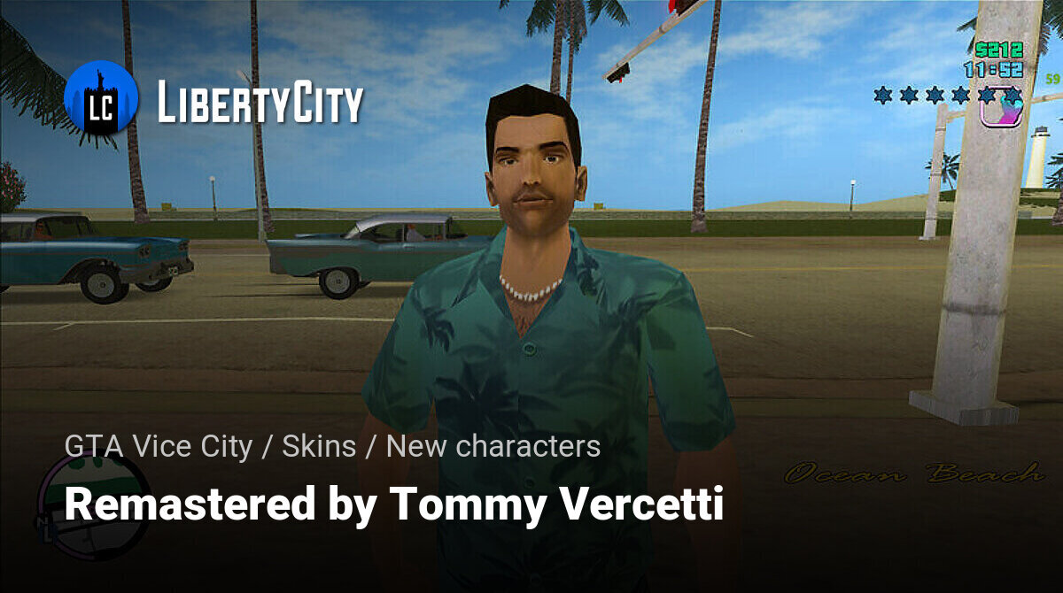 Download Remastered by Tommy Vercetti for GTA Vice City