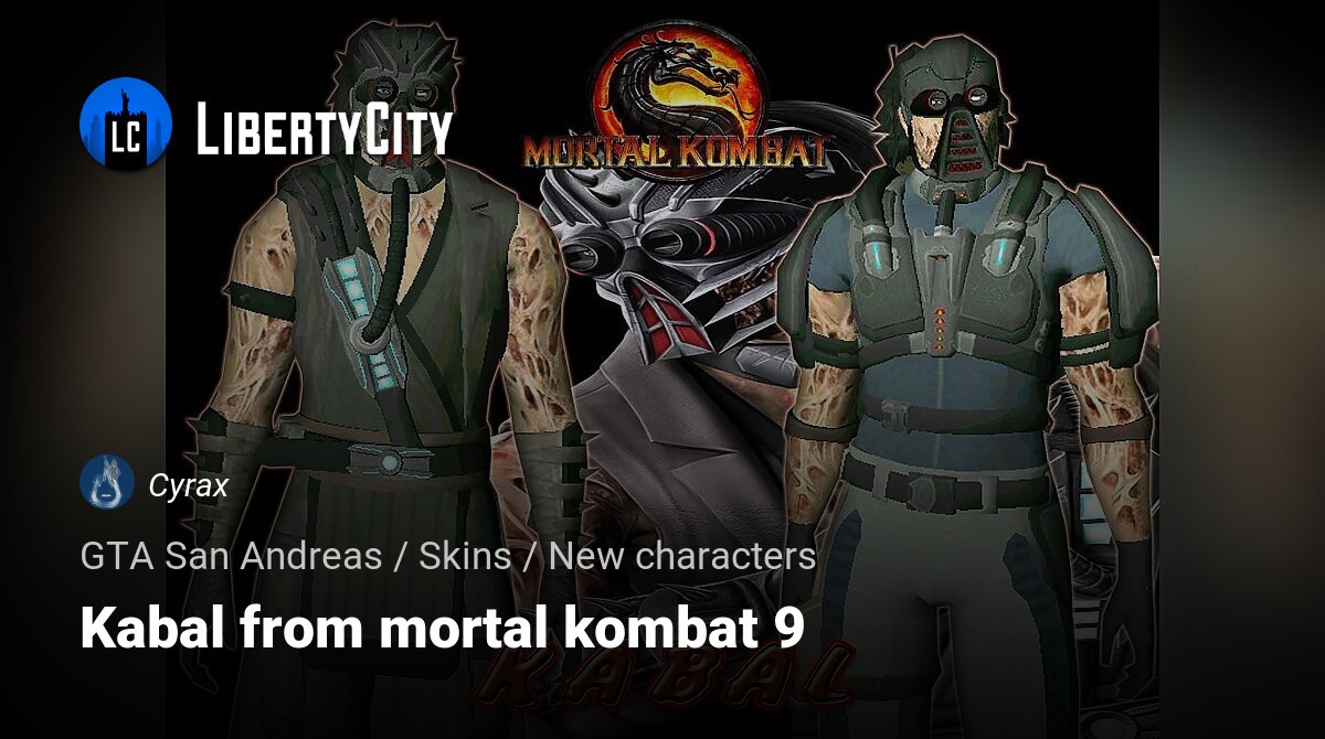 Download Baraka from mortal kombat 9 for GTA San Andreas