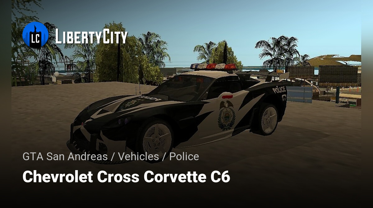 Chevrolet Cross Corvette C6 (Pepega Edition) for GTA San Andreas
