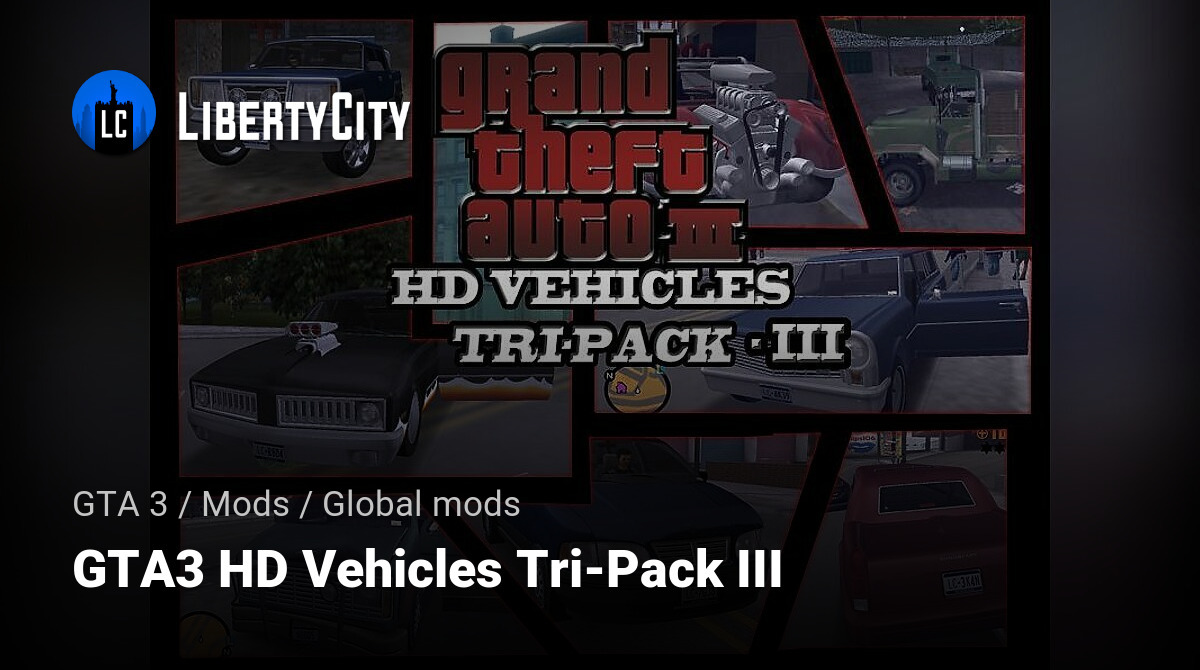 The GTA Place - GTA3HDVEHICLES Tri-Pack III