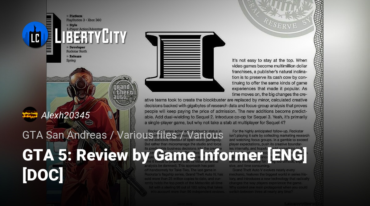 20 Years Of Liberty City - Game Informer