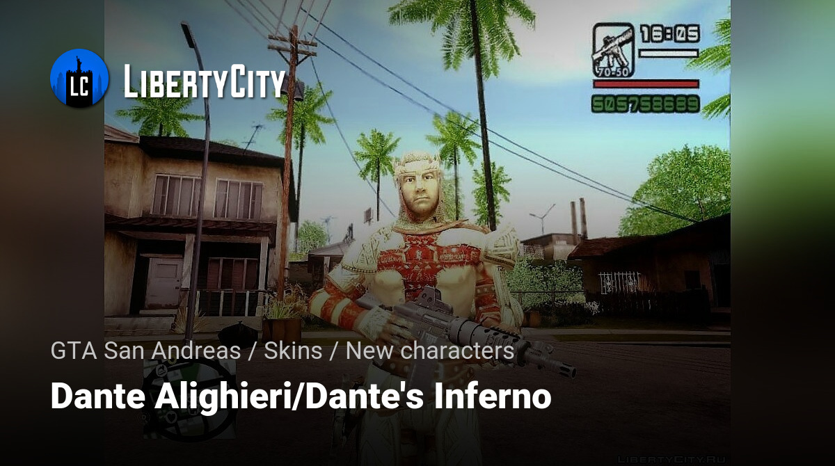 GTA San Andreas Dante Alighieri (Dante's Inferno) Mod 