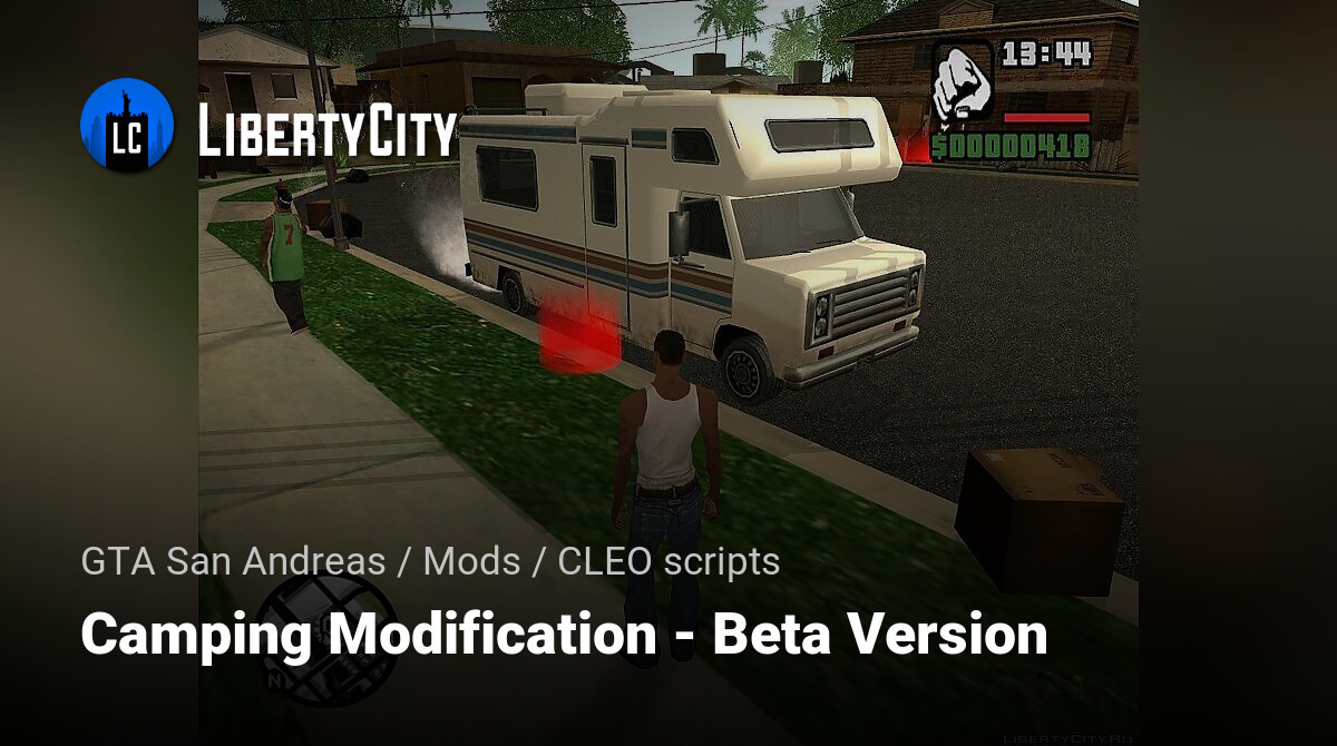 Download Camping Modification - Beta Version for GTA San Andreas