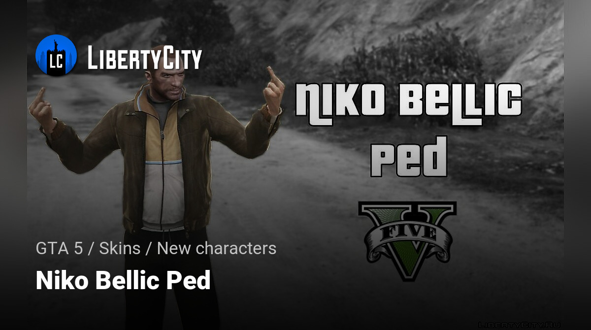 Niko Bellic modded into GTA V : r/gaming