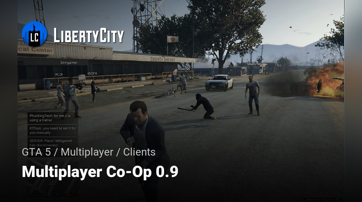 Download Multiplayer CooP Mod 0.9.3 for GTA 5