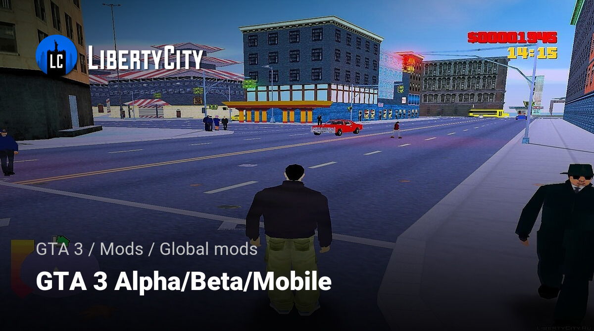 Download GTA 3 Alpha/Beta/Mobile for GTA 3