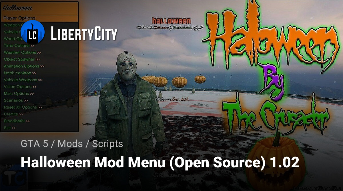Download Halloween Mod Menu (Open Source) 1.02 for GTA 5